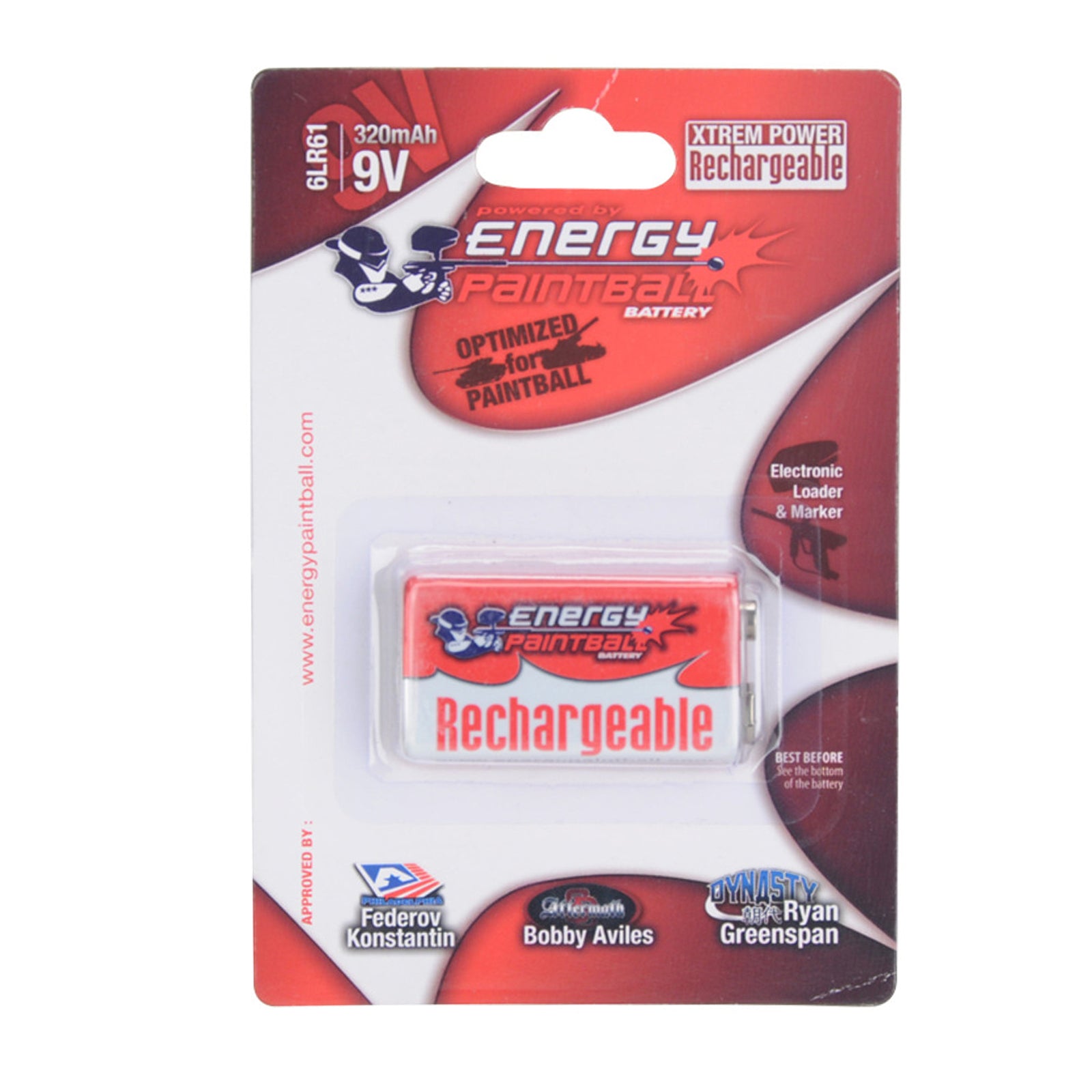 Akku 9,6V 270mAh Block Energy Paintball
