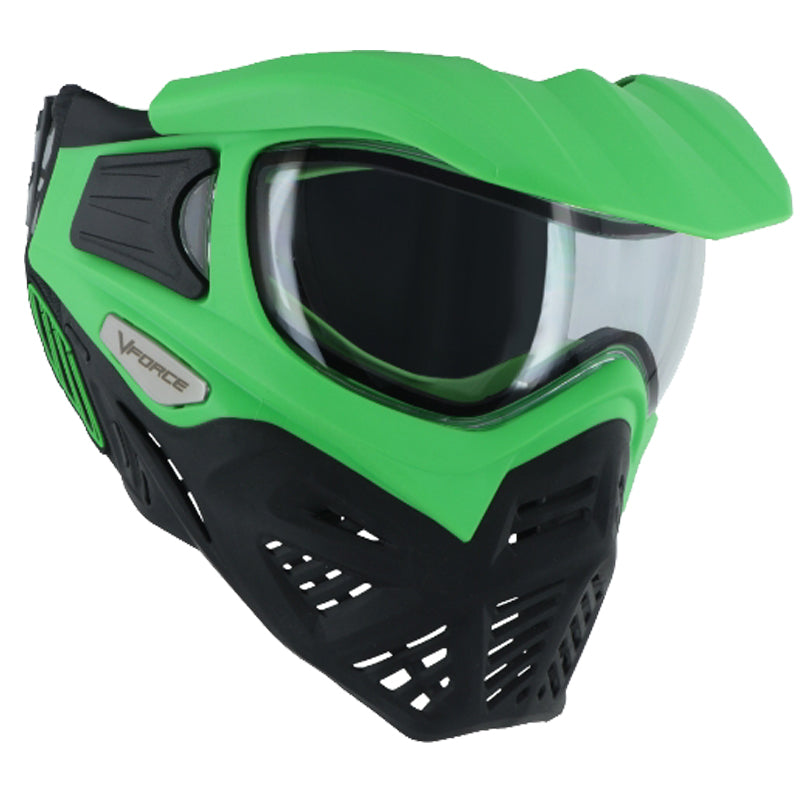 VForce Grill 2.0 Thermal Paintball Maske - black/green Venom