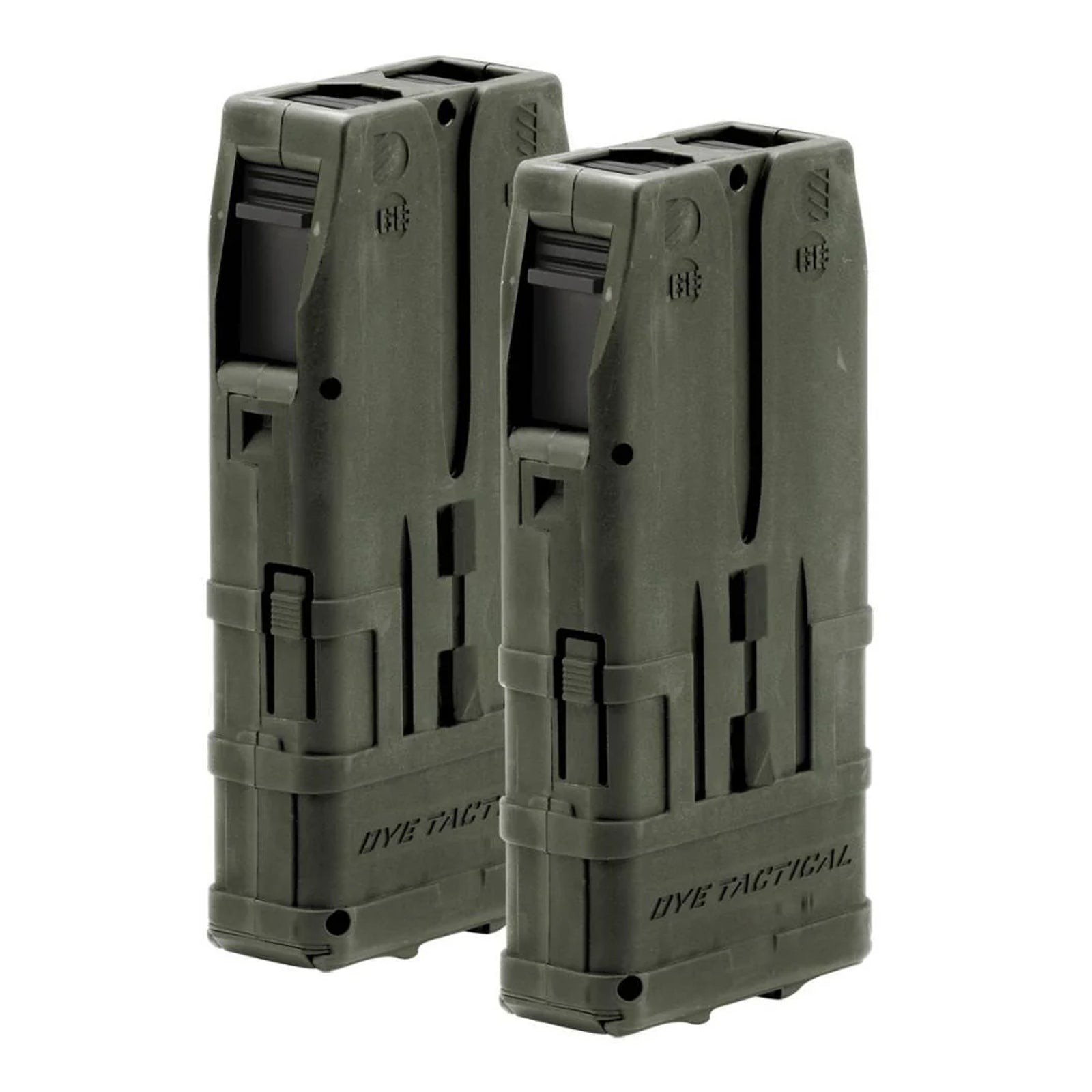 DYE DAM 10 Schuss Ersatzmagazin 2er Pack - olive