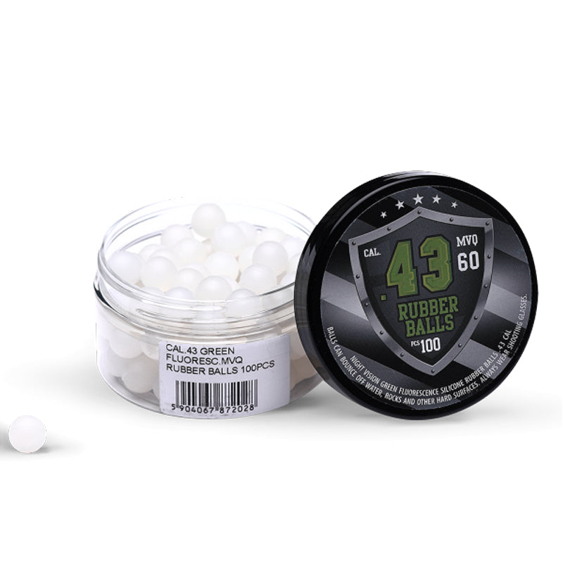 RSB Tracer Rubber Balls / Gummigeschosse Cal.43 - 100 Stk.