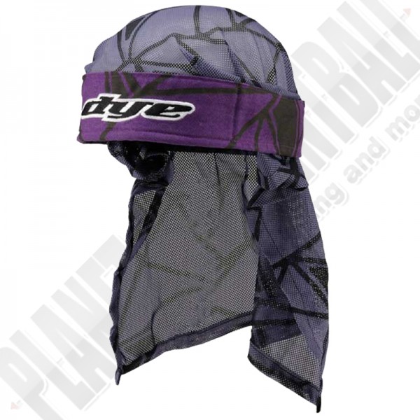 Dye Paintball Head Wrap Infused purple/black/grey